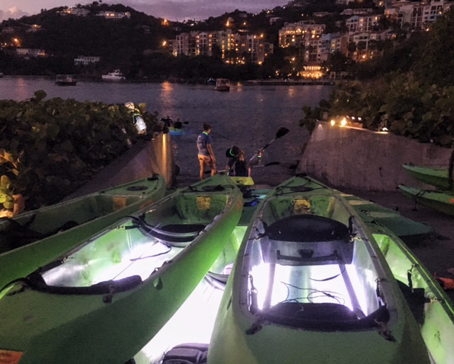 Night Kayaking St Thomas