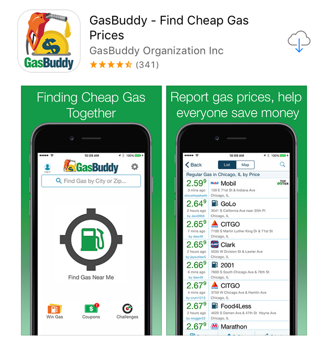 GasBuddy Travel App