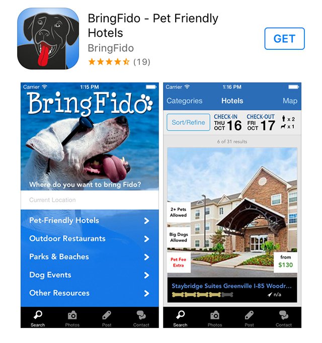 BringFido Travel App