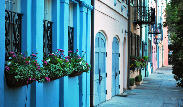 Rainbow Row Charleston South Carolina