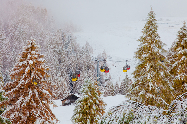 Skiing in Italy