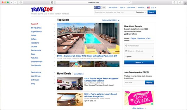 travelzoo coupons