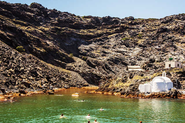 Santorini's Hot Springs