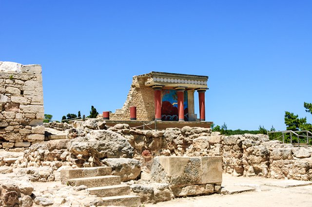 Knossos Palace in Greece