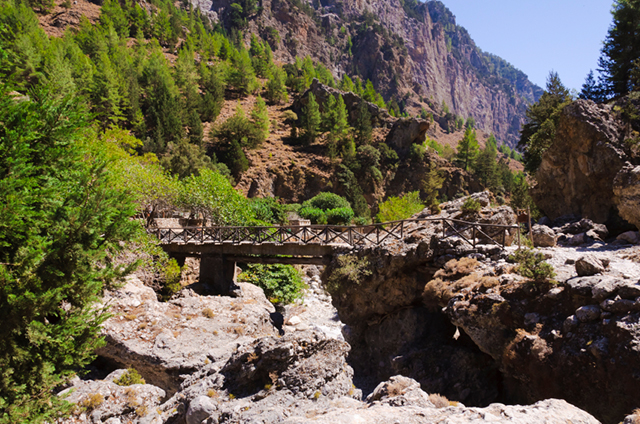 Samaria Gorge in Crete