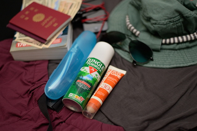 Pack Mosquito Repellent Backpacking SE Asia