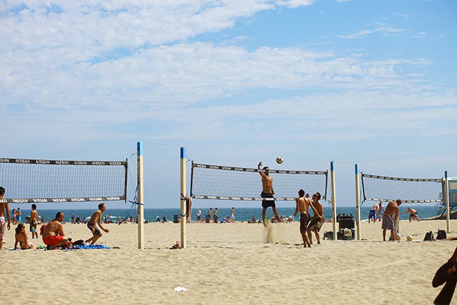 Beach Volleyball Courts Huntington Beach