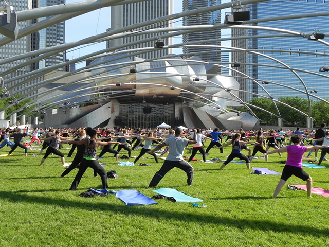 Chicago Outdoor Yoga Classes