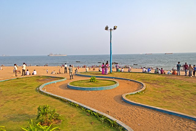 Ramakrishna beach in Vishakhapatnam